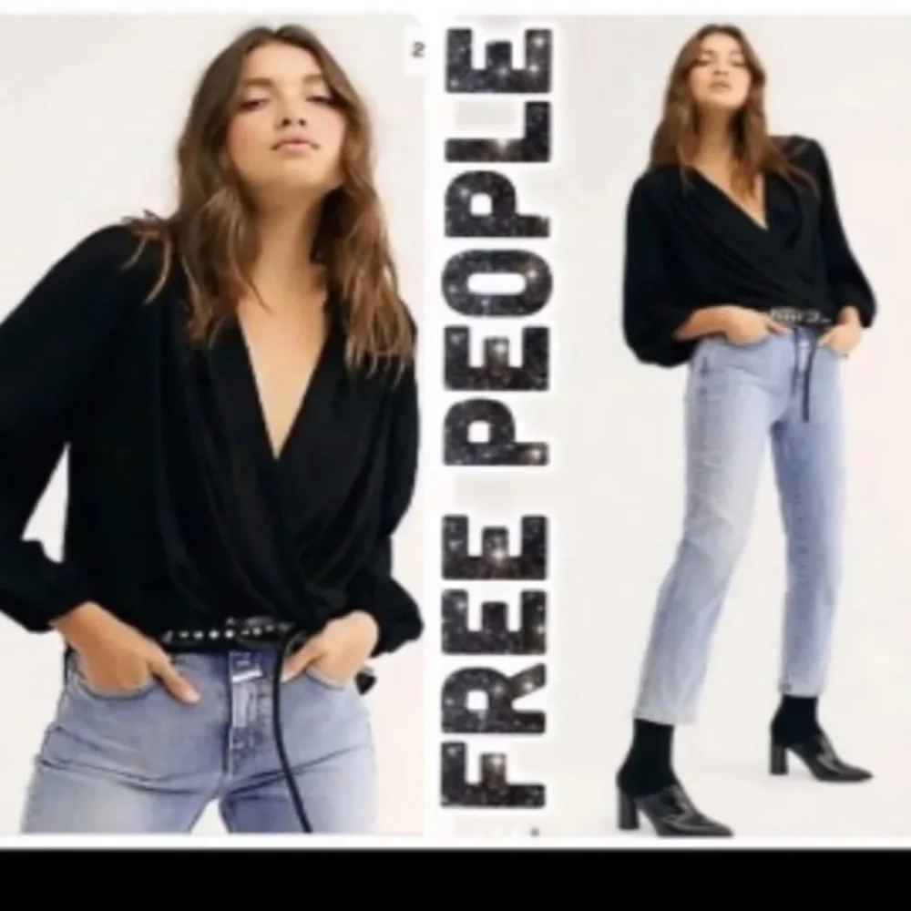 Free people Check it out wrap top. NWOT. Retail 78